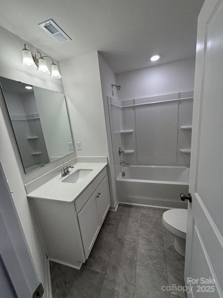 Secondary bathroom