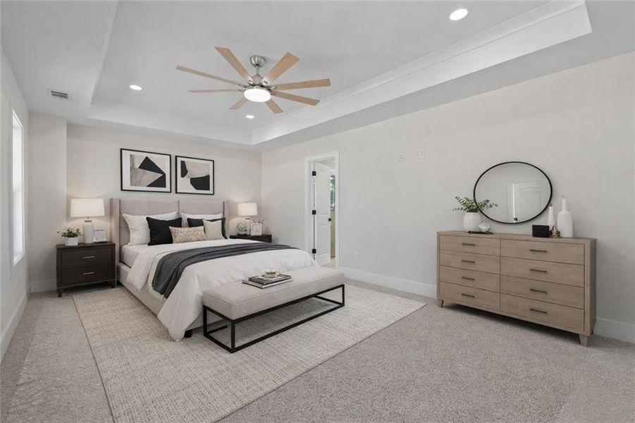 Furnished interior view inside a new home in , Stockbridge (Image 10). Furnished interior view inside a new home in , Stockbridge (Image 10).