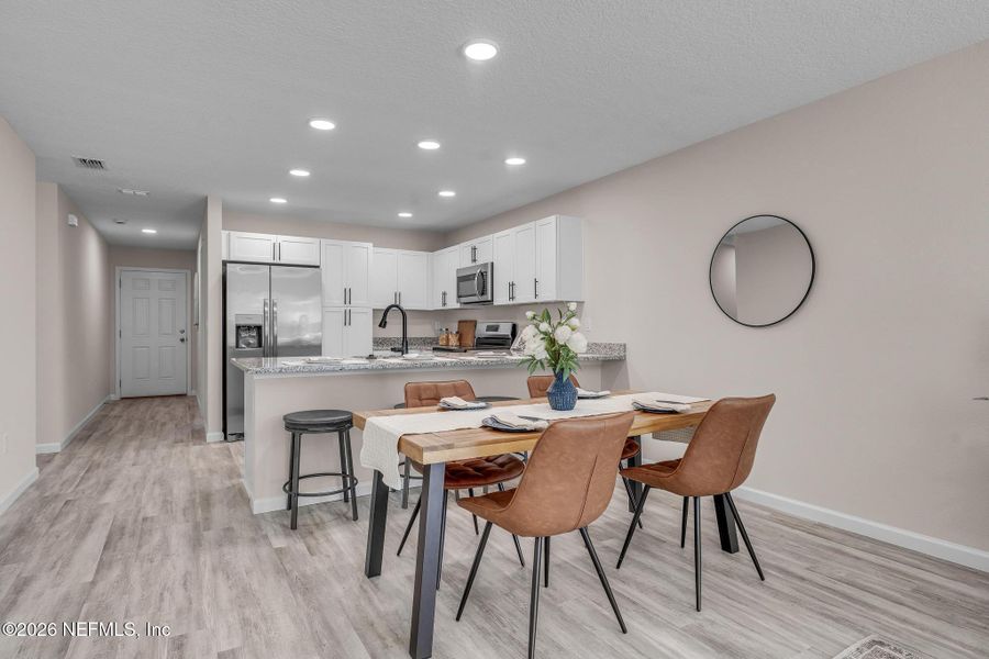 Furnished interior view inside a new home in , Jacksonville (Image 8).