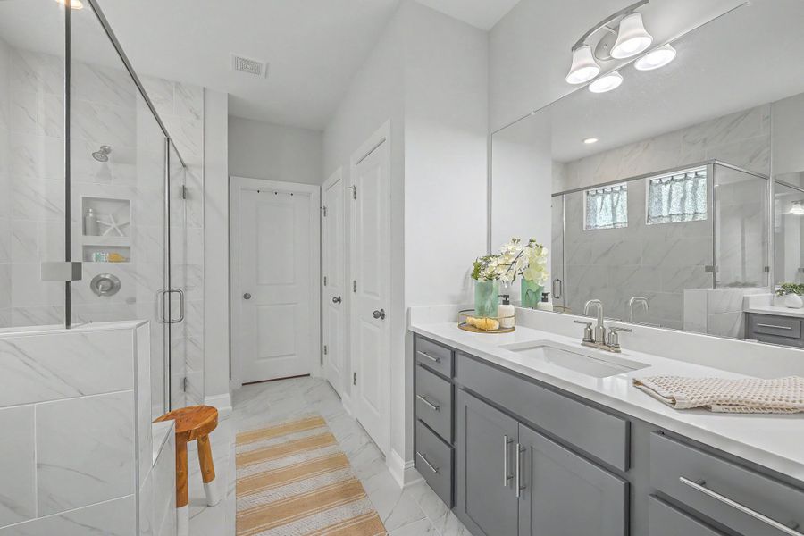 Furnished interior view inside a new home in Parker's Preserve, Ridgeville (Image 38).