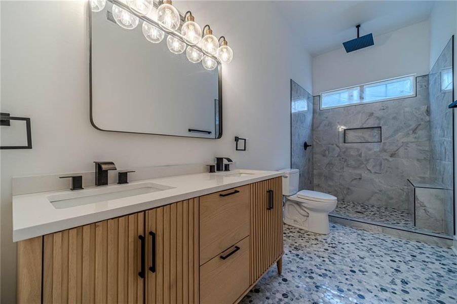 Furnished interior view inside a new home in , Flowery Branch (Image 9).