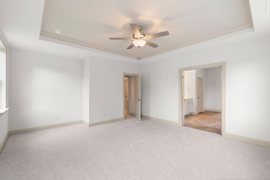 Representative unfurnished interior of a home built from the The Hampton by RobuckHomes in Baylee Ridge, Selma (Image 187).