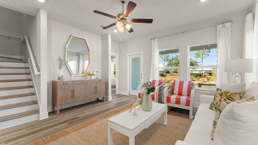 Representative furnished interior of a home built from the The Alabaster by D.R. Horton in WindMark Beach, Port Saint Joe (Image 15).