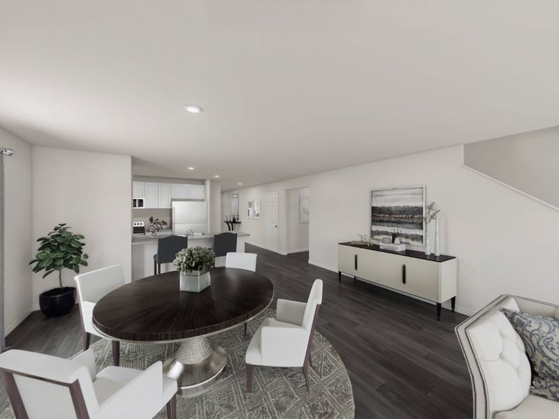 Furnished interior view inside a new home in Canal Walk, Roanoke Rapids (Image 10).