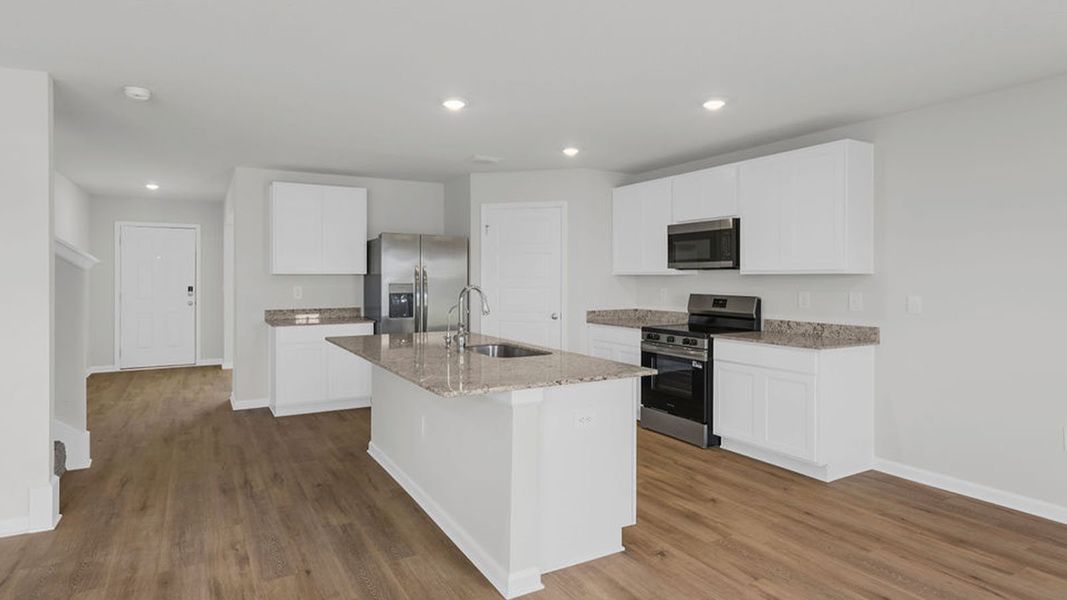 Furnished interior view inside a new home in Wesley Park, Crawfordville (Image 16).