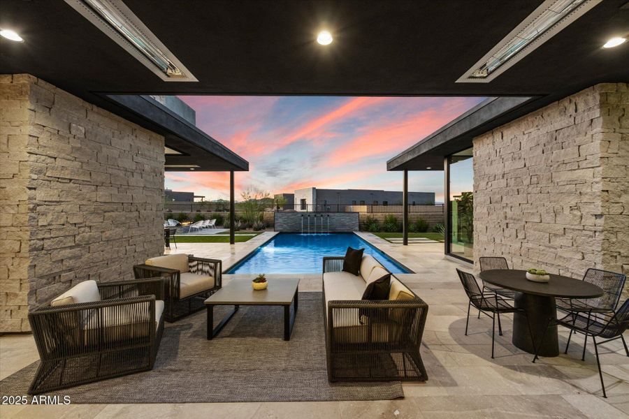 Integrated Infrared Patio Heaters