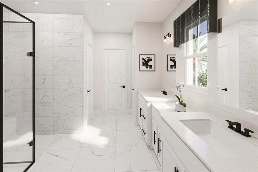 Representative furnished interior of a home built from the Laguna by Ryan Homes in Lake Mattie Preserve Estates, Auburndale (Image 11).