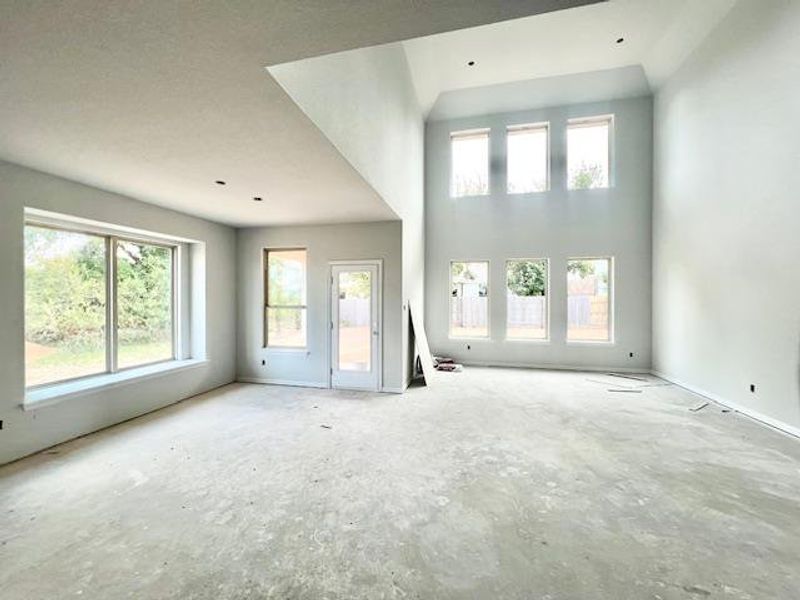 View of unfurnished living room View of unfurnished living room