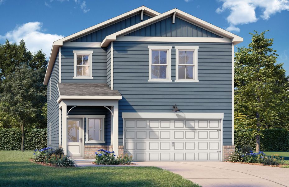 Front exterior of a home in the Cedar Farms community, located in Winder, GA (Image 13).
