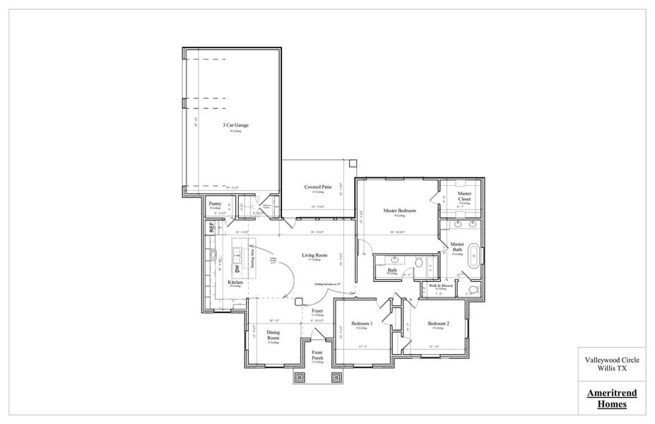 2D floor plan layout of this home in , Willis, TX (Image 4).