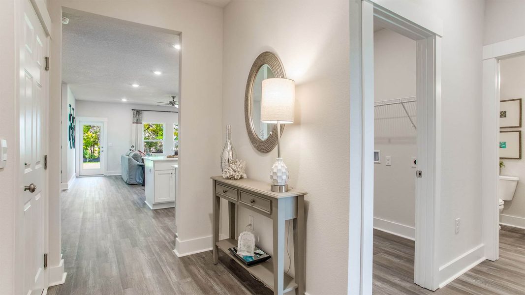 Furnished interior view inside a new home in Hodges Bayou Plantation, Panama City (Image 6).