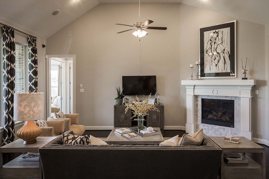 Representative Family Room - some options shown