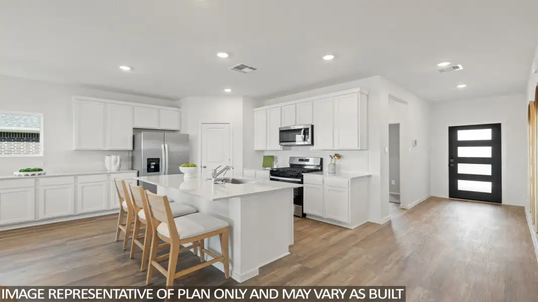Furnished interior view inside a new home in Sunterra Lakes, Brookshire (Image 8).