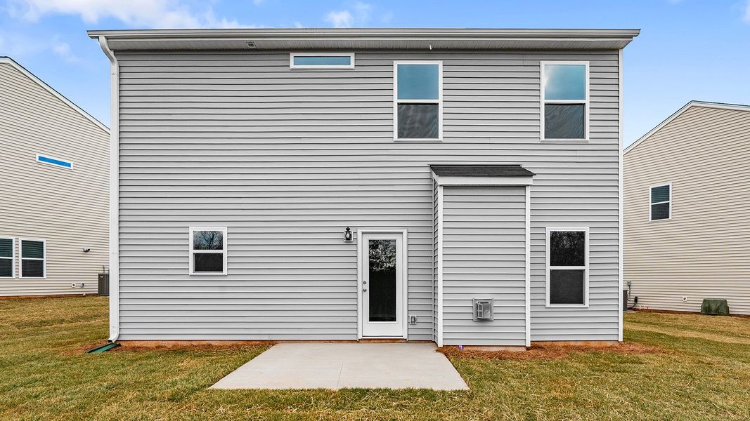 Exterior details and patio area of a home in Bell West, Kernersville (Image 3).