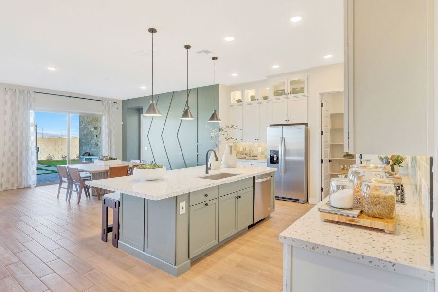 Representative furnished interior of a home built from the Garnet by Mattamy Homes in Las Ventanas, Goodyear (Image 19).