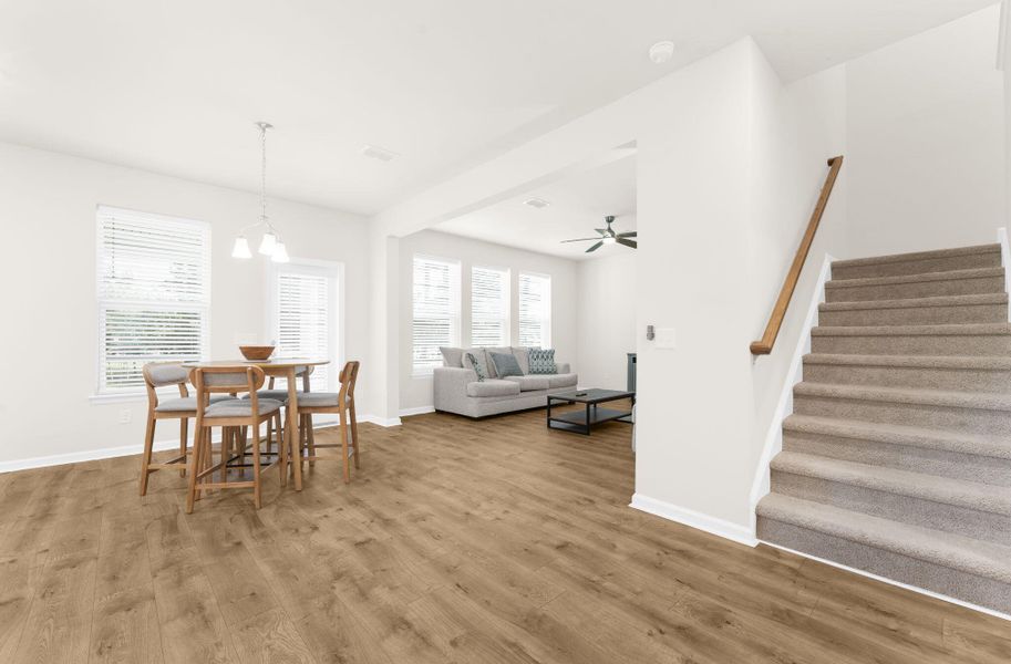 Furnished interior view inside a new home in The Groves of Berkeley, Moncks Corner (Image 34).
