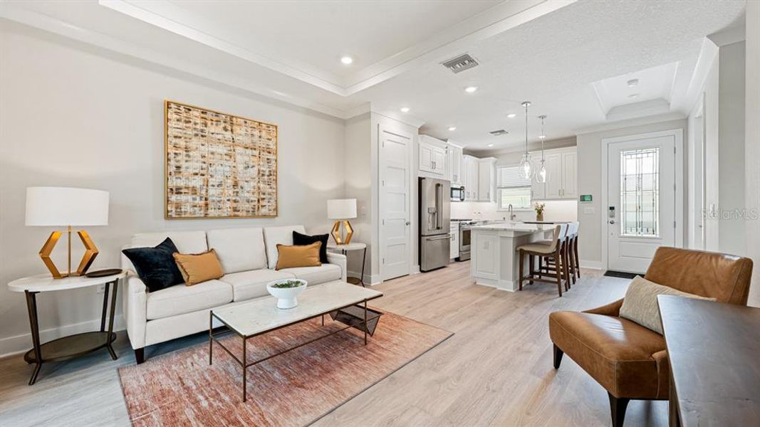 Furnished interior view inside a new home in Esplanade at Azario Lakewood Ranch, Lakewood Ranch (Image 14).