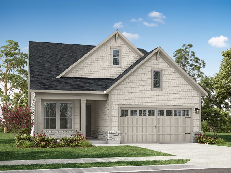 Representative exterior photo of a completed home built from the River Birch by Tri Pointe Homes in Everstead, Raleigh, NC (Image 3).