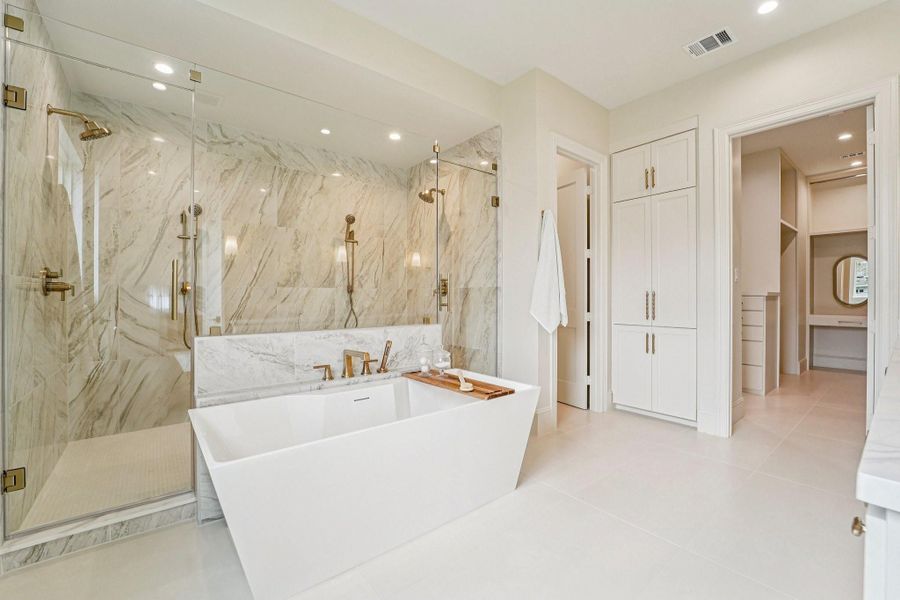 Furnished interior view inside a new home in , Houston (Image 25).