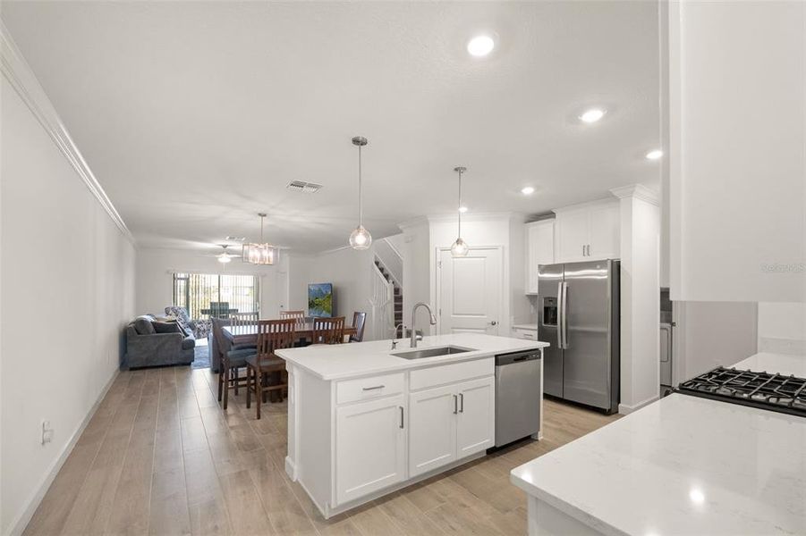 Furnished interior view inside a new home in Southshore Bay Active Adult, Wimauma (Image 10).
