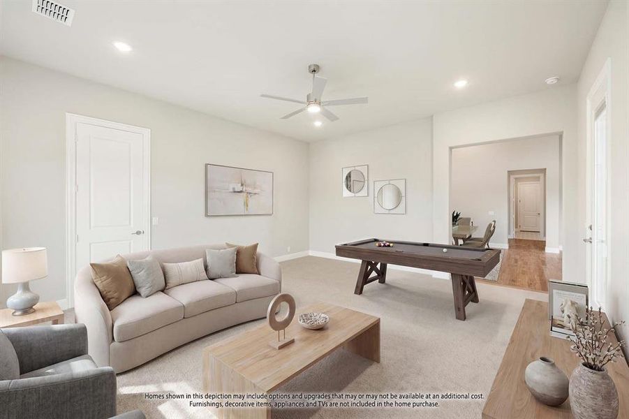 Furnished interior view inside a new home in Somerset, Mansfield (Image 9).