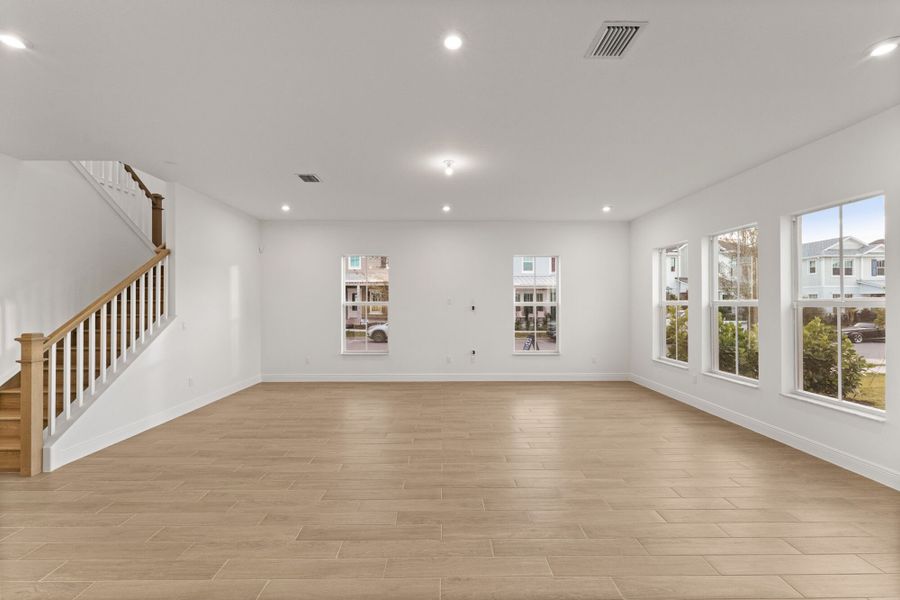 Representative unfurnished interior of a home built from the Amelia by Mattamy Homes in Newfield, Palm City (Image 13).