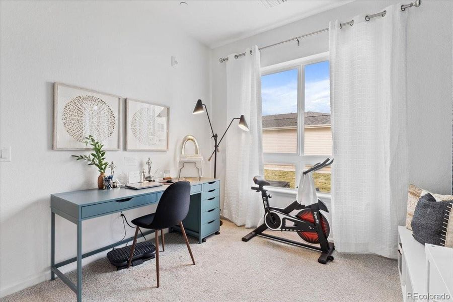 Furnished interior view inside a new home in Gateway Commons, Denver (Image 15).
