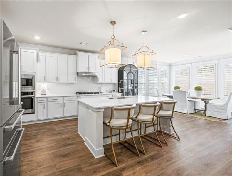 Furnished interior view inside a new home in Rosewood Lake Estates, Hoschton (Image 24). Furnished interior view inside a new home in Rosewood Lake Estates, Hoschton (Image 24).