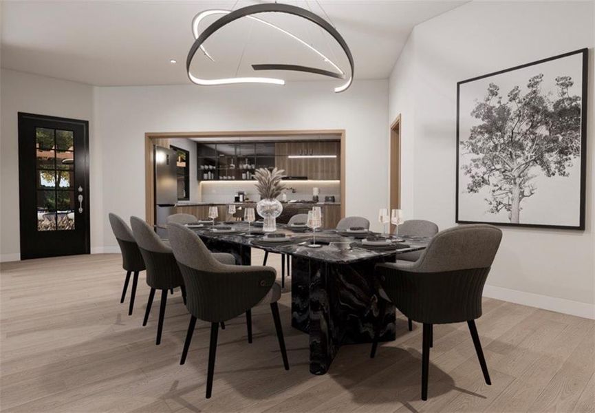 Furnished interior view inside a new home in , Covington (Image 4).