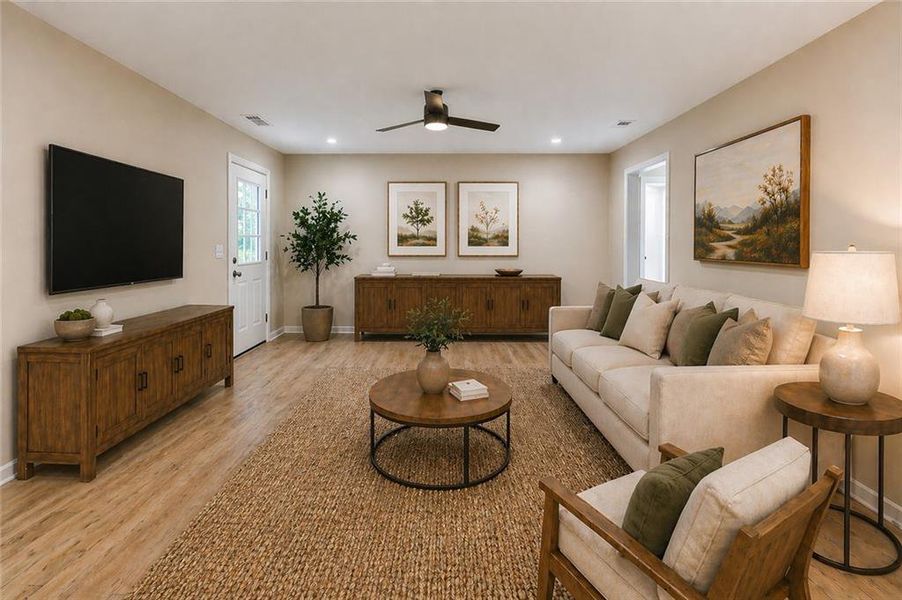 Furnished interior view inside a new home in , Taylorsville (Image 6).