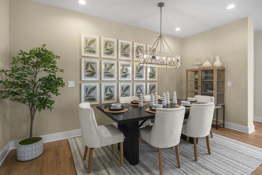 Representative furnished interior of a home built from the Glades by Mattamy Homes in Providence Creek, Fuquay Varina (Image 15).