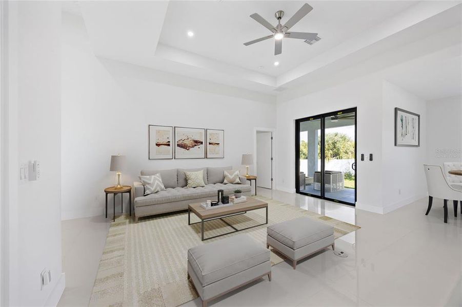 Furnished interior view inside a new home in , Port Charlotte (Image 9).