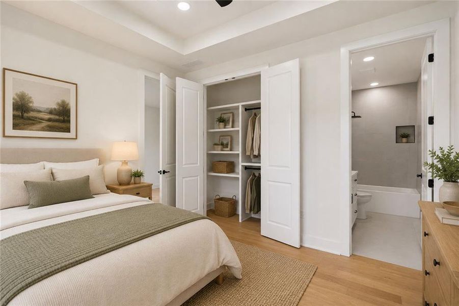 Furnished interior view inside a new home in , Marietta (Image 12).