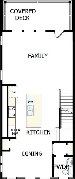 2D floor plan layout of this home in Celesta, Scottdale, GA (Image 3).