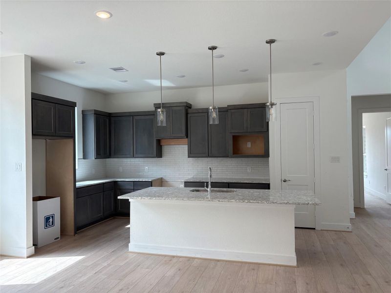 Furnished interior view inside a new home in The Trails, New Caney (Image 7).