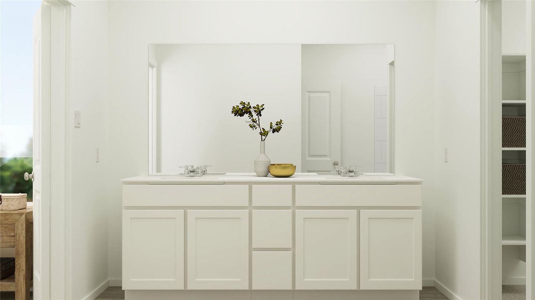 Furnished interior view inside a new home in Meadowlark Preserve, Pflugerville (Image 15).