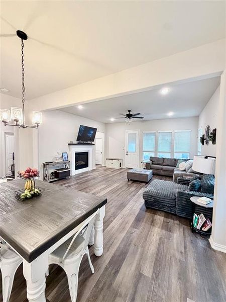Furnished interior view inside a new home in , Haslet (Image 10).