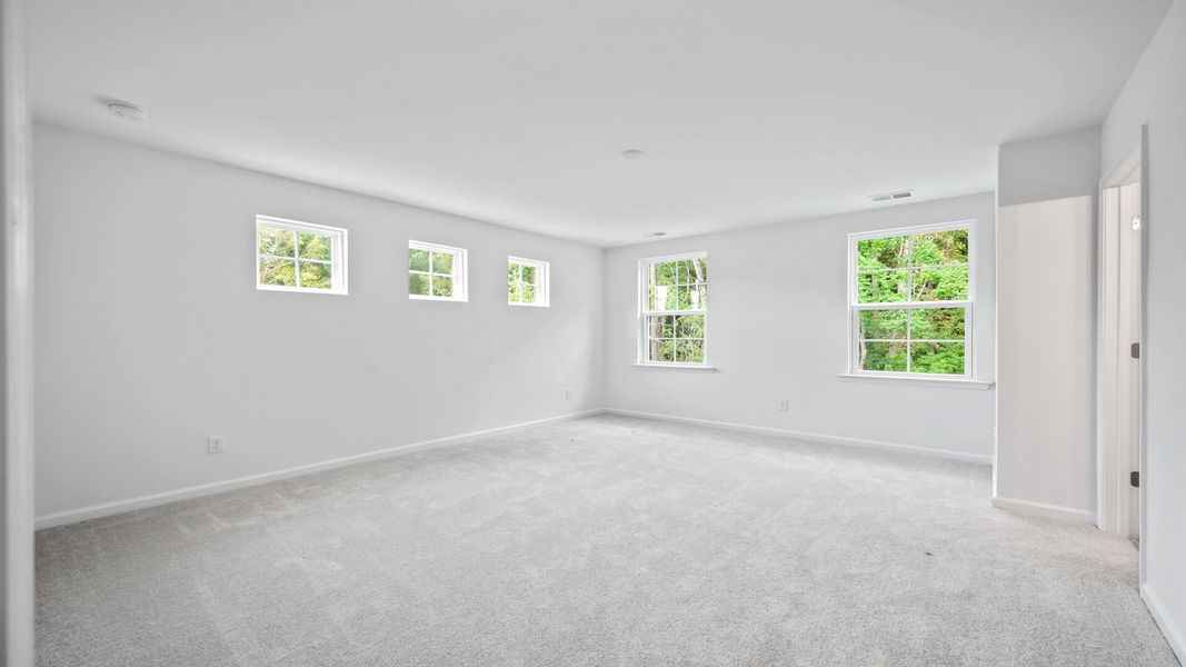 Spacious, unfurnished interior of a new home in Creekside at Andrews, Summerville (Image 13).