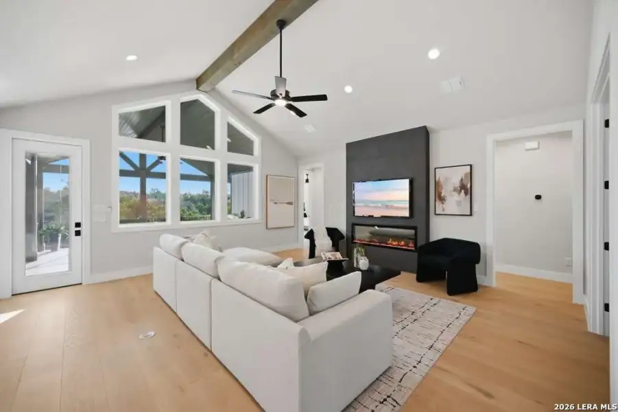 Furnished interior view inside a new home in , Fischer (Image 34).