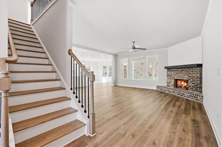 Spacious, unfurnished interior of a new home in Bradley Gin, Monroe (Image 51).