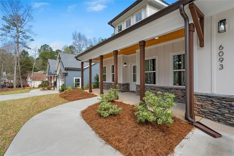 Exterior details and patio area of a home in , Villa Rica (Image 4).
