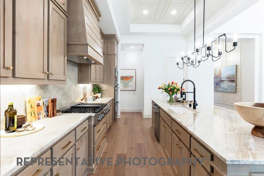 Furnished interior view inside a new home in Mosaic, Celina (Image 31).