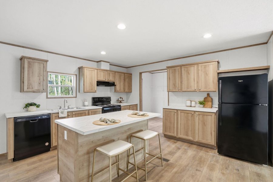 Furnished interior view inside a new home in , St. Stephen (Image 10).