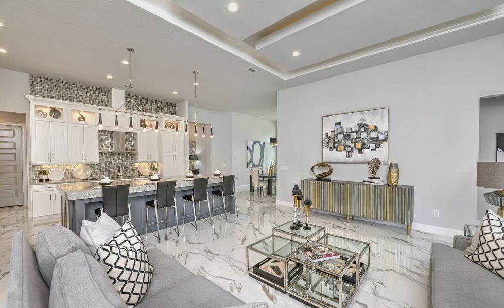 Furnished interior view inside a new home in Westlake Single Family, Ormond Beach (Image 15).