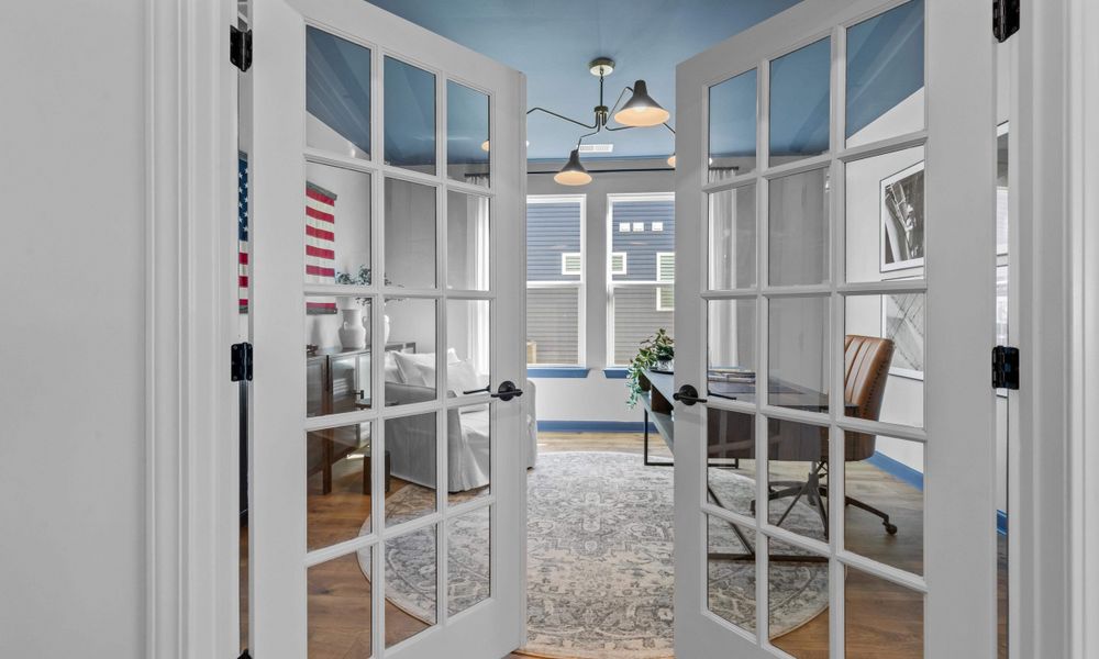 Representative furnished interior of a home built from the The Surfrider by Chesapeake Homes in The Willows, Loris (Image 29).