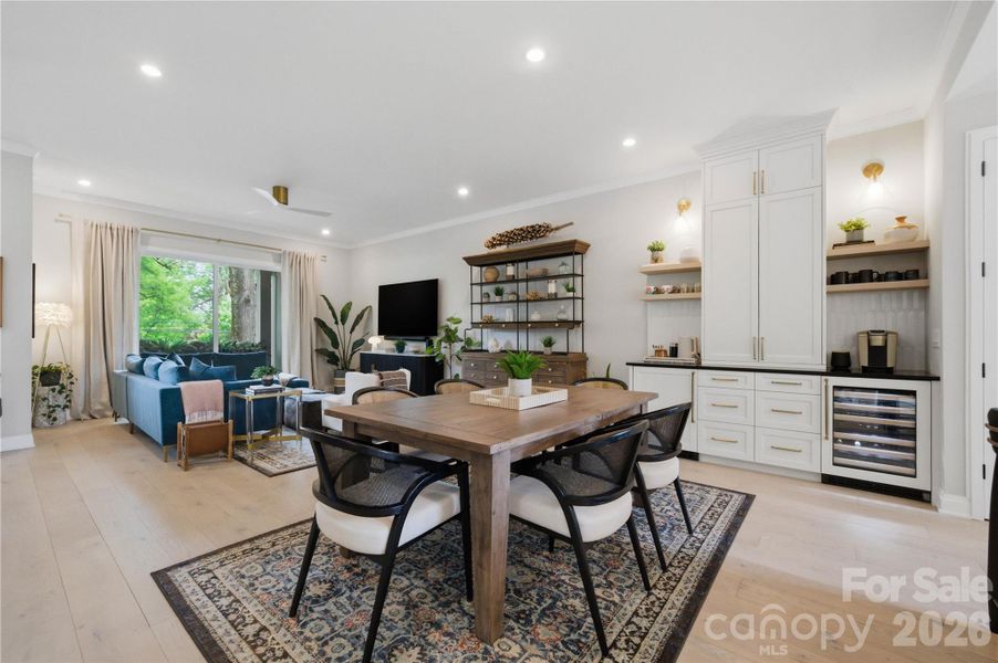 Furnished interior view inside a new home in , Charlotte (Image 28).