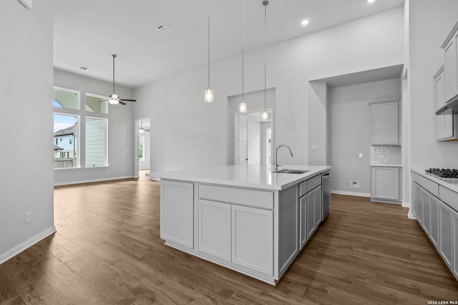 Furnished interior view inside a new home in Buffalo Crossing, Cibolo (Image 7).