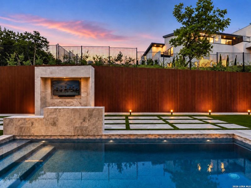 Exterior details and patio area of a home in , San Antonio (Image 37).