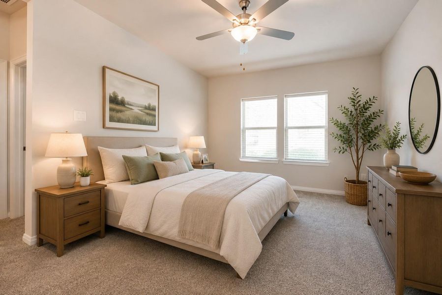 Furnished interior view inside a new home in , Waller (Image 6). Furnished interior view inside a new home in , Waller (Image 6).