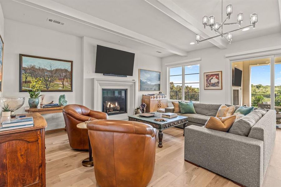 Furnished interior view inside a new home in , Fort Worth (Image 9).